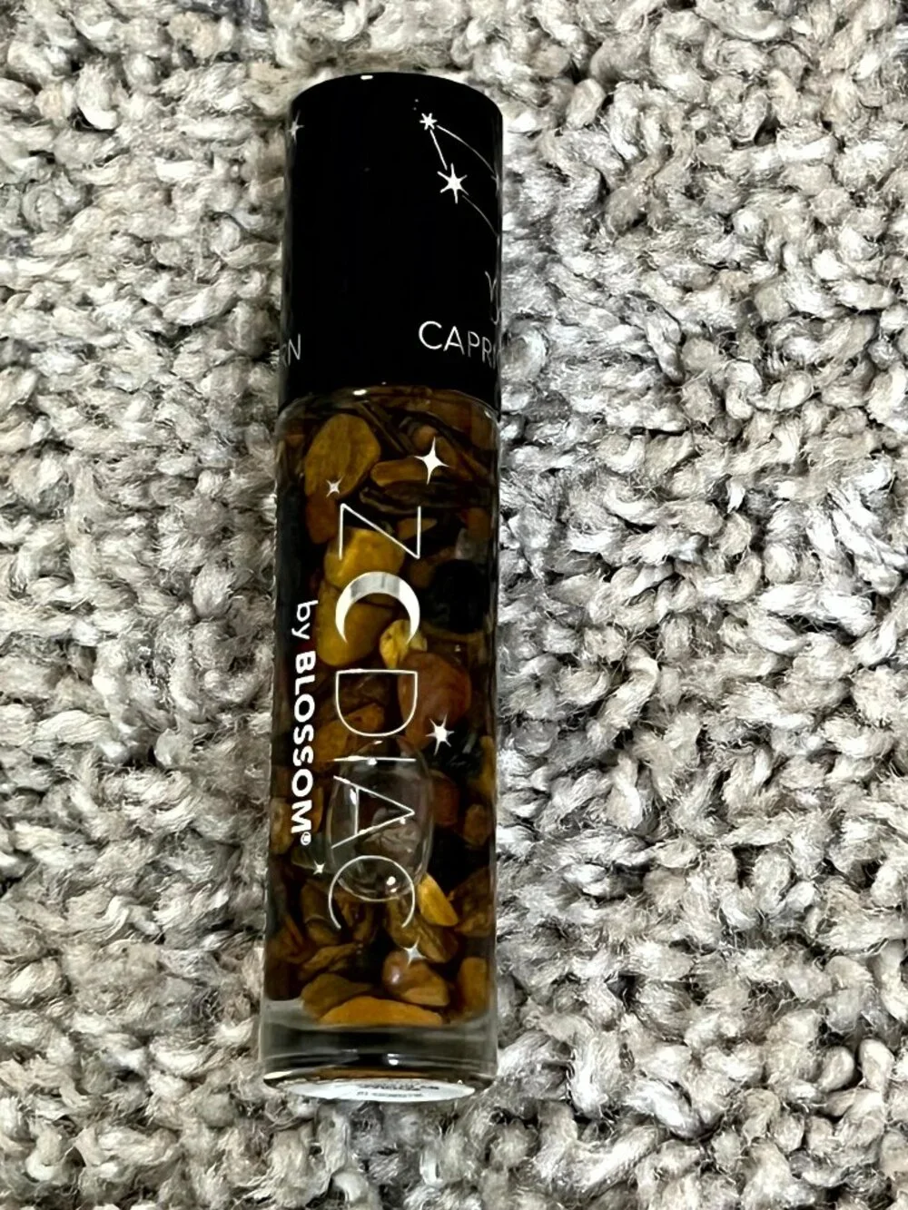 Blossom Zodiac Sign Vanilla Scented  Lip Gloss with Crystals Capricorn